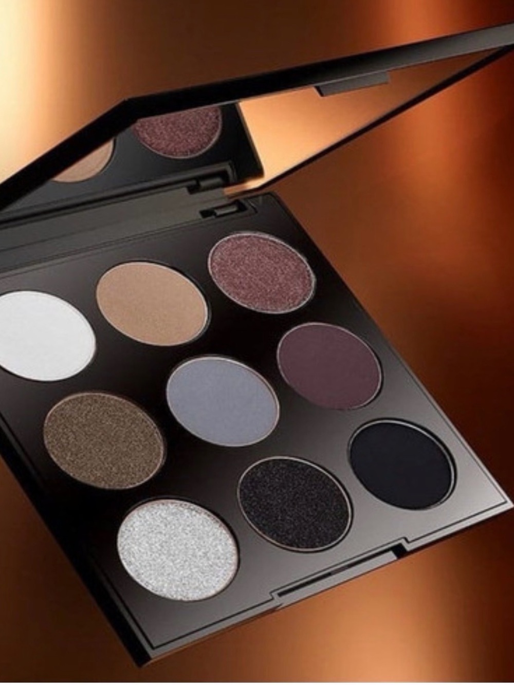 Morphe 9W Neutral & Smoky  Eyeshadow Palette - Plum, Taupe, Black, Silver EUC